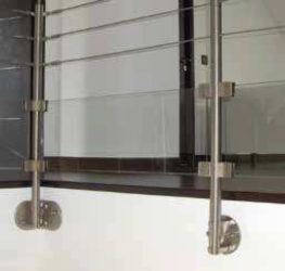 Garde-corps en inox