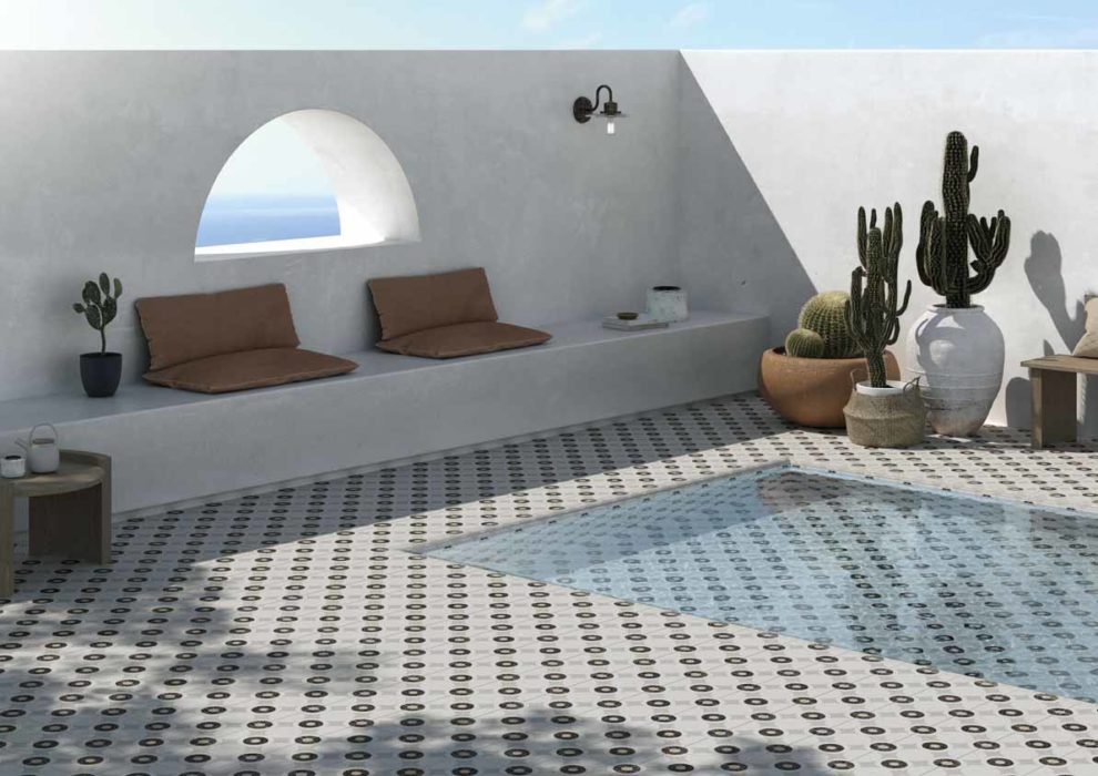 Carrelage Terrasse Style Carreaux Ciment