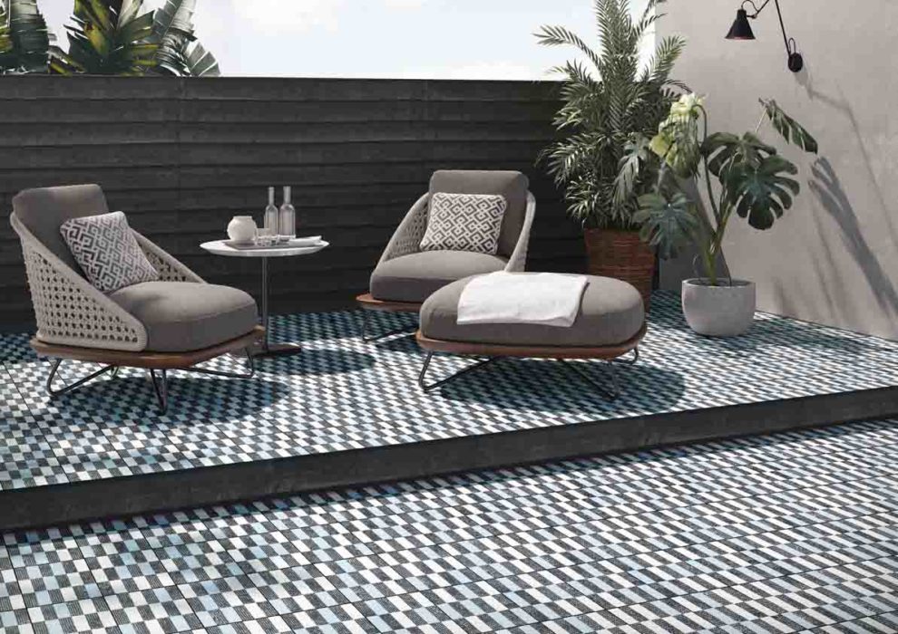 Carrelage Terrasse Style Carreaux Ciment