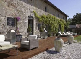 Terrasse Style Terre Cuite