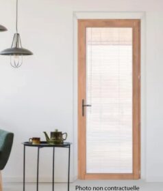 porte fenêtre vitrée en bois